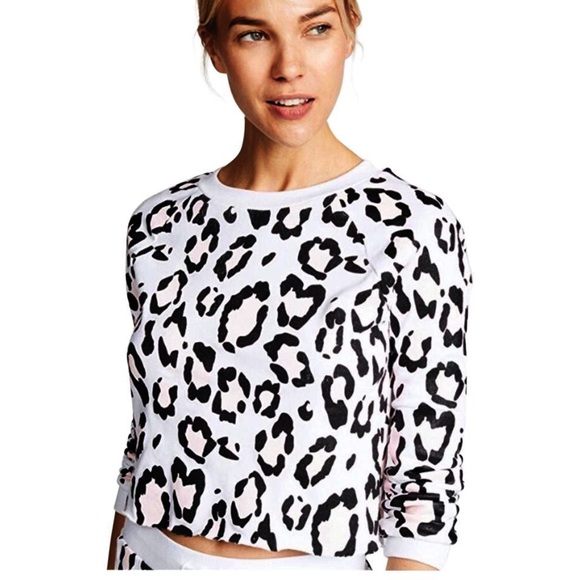🆕{Wildfox} Leopard Print Crewneck Sweater - Picture 8 of 15